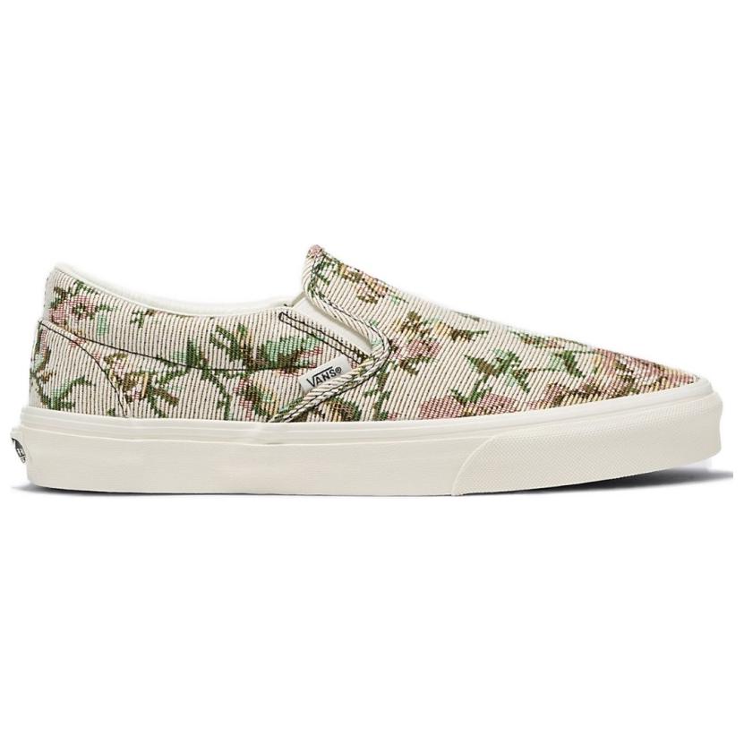 Vans Classic Slip-On Tapestry Floral Shoes 'Beige' 圖 2