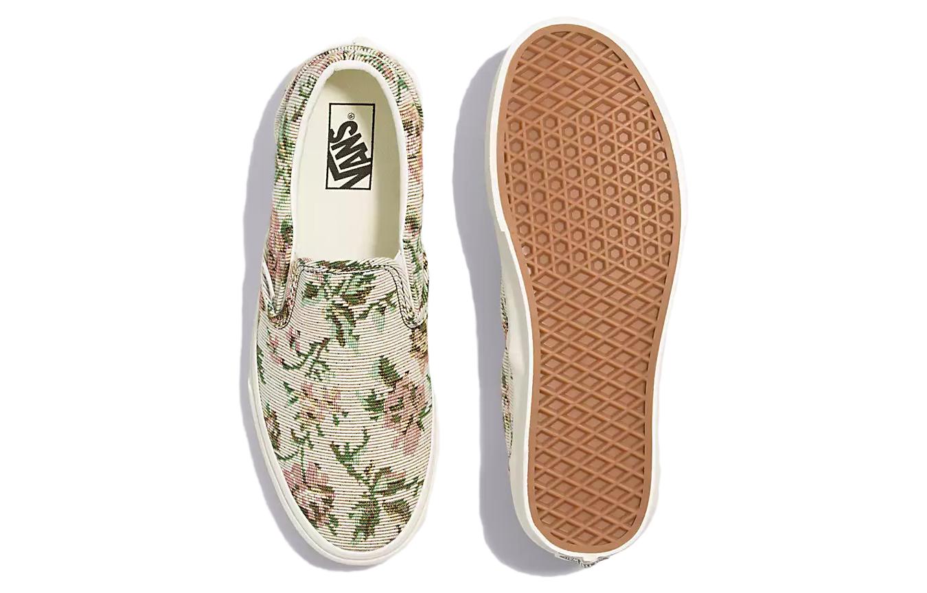 Vans Classic Slip-On Tapestry Floral Shoes 'Beige' 圖 5