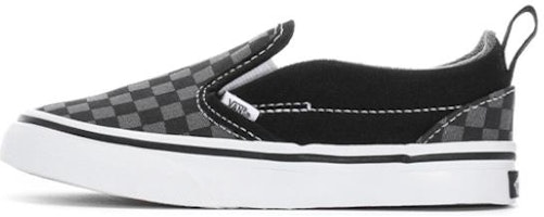 幼童 Vans 棋盤格黑灰低幫一腳蹬休閒板鞋 Buy 幼童 Vans 棋盤格黑灰低幫一腳蹬休閒板鞋