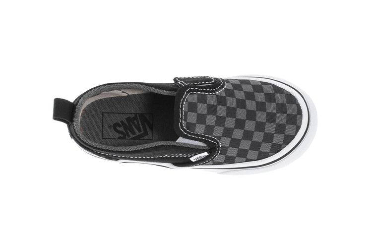 Lookbook Vans Slip-On Sneakers Damier K Hitam/Kelabu VN0A3488EO0