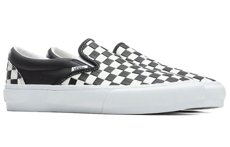 Lookbook 반스 클래식 슬립온 VLT LX '직조 체크 - 블랙 화이트' VN0A5JJ19JA VN0A5JJ19JA