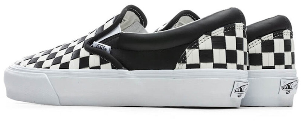 Vans Classic Slip-On VLT LX 'Woven Checker - Black White' VN0A5JJ19JA Shop Vans Classic Slip-On VLT LX 'Woven Checker - Black White' VN0A5JJ19JA