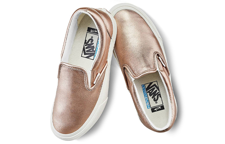 Shop Vans slip-on Vlt Lx 低筒 滑板鞋 女款 玫瑰金