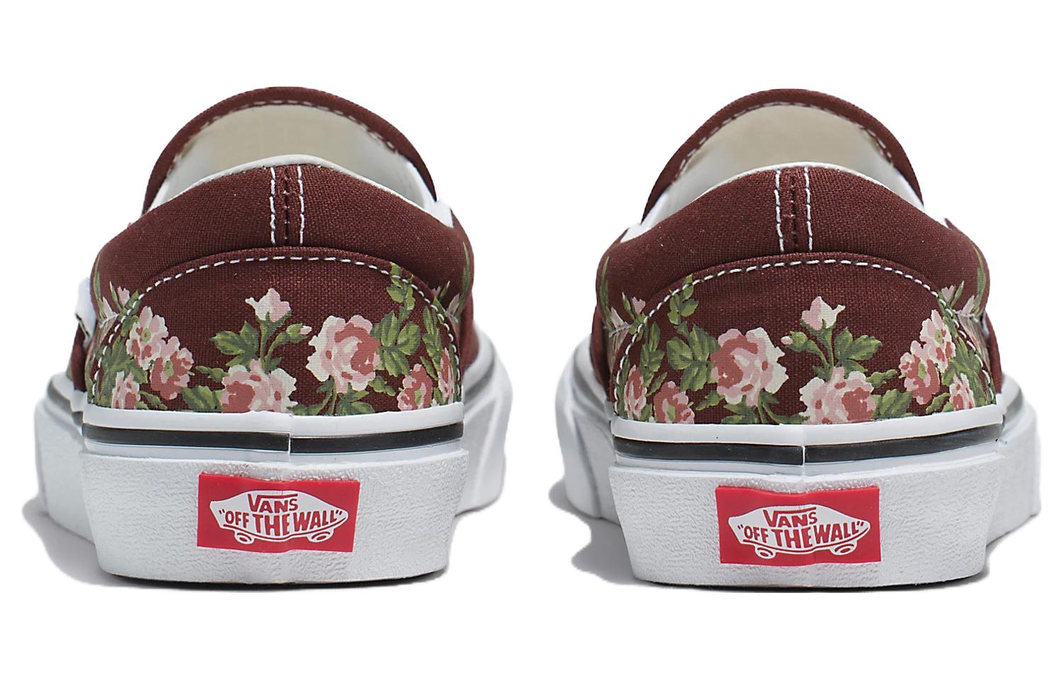 Lookbook 반스 클래식 슬립온 "벽꽃" 플로럴 (비터 초콜릿) VN0009Q77YO