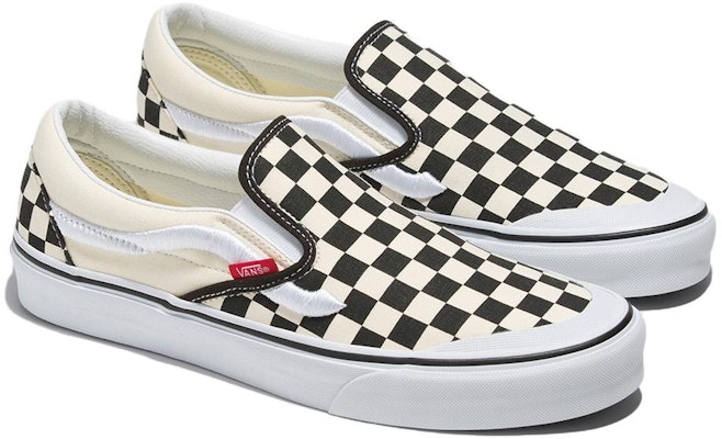 Vans Classic Slip-On 138 'Sidestripe - Black Checkerboard' Hitam Corak Kotak. VN000BW3BKC Order Vans Classic Slip-On 138 'Sidestripe - Black Checkerboard' Hitam Corak Kotak. VN000BW3BKC
