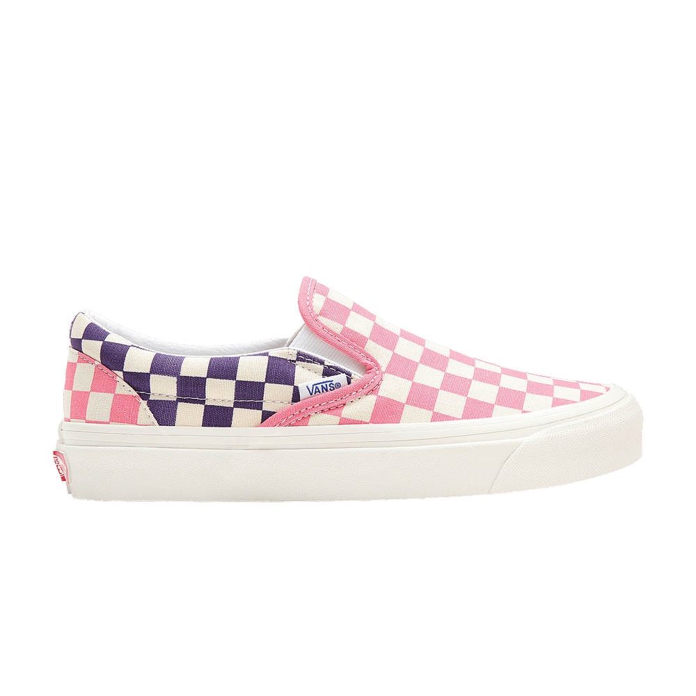 pink womens vans slip ons
