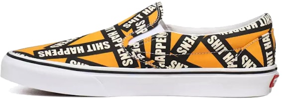 Vans Shit Happens Classic Slip-On Orange VN0A4U38WTX Vans Shit Happens Classic Slip-On Orange VN0A4U38WTX