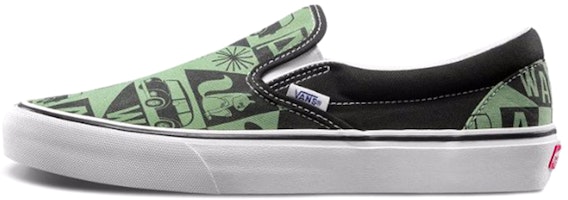 Vans X Yusuke Hanai Slip-On SF 'Green' VN0A3MUCVFW Vans X Yusuke Hanai Slip-On SF 'Green' VN0A3MUCVFW