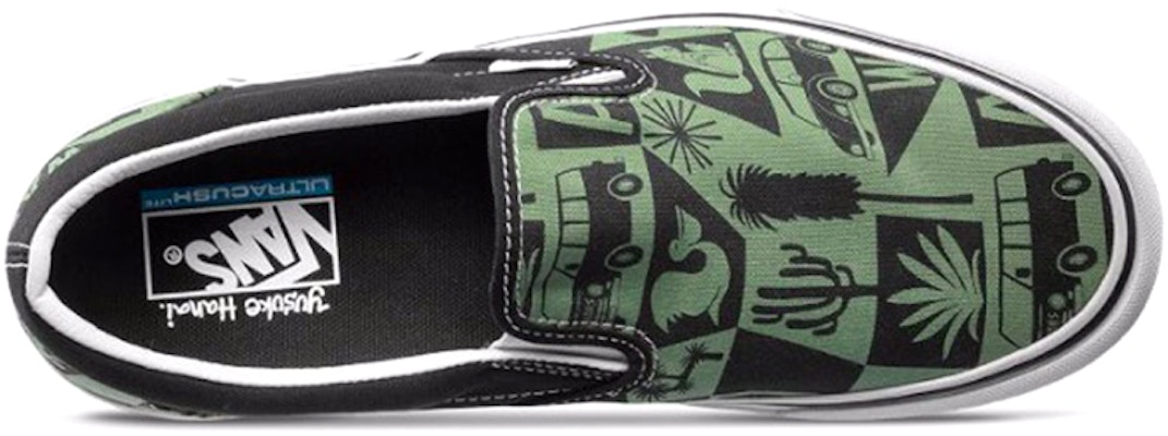 Vans X 花井祐介 Slip-On SF '绿色款' VN0A3MUCVFW Lookbook Vans X 花井祐介 Slip-On SF '绿色款' VN0A3MUCVFW