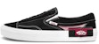 Vans Slip-on Cap Hitam Merah Jambu Unisex 'Black Pink' VN0A3WM5BEM