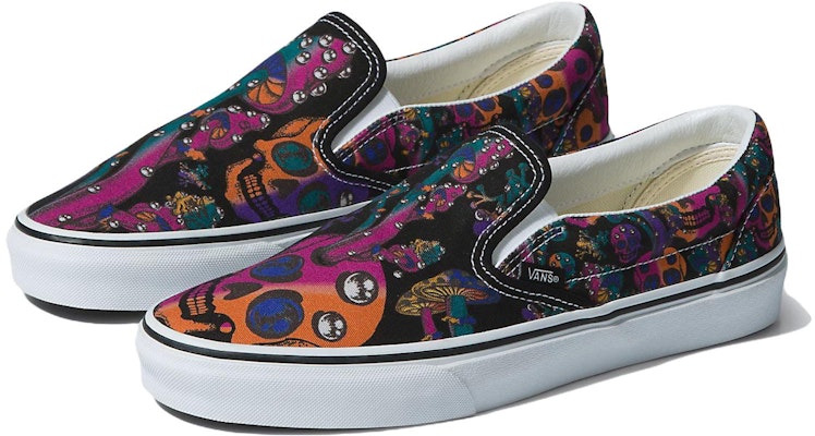 Vans Classic Slip-On 'Negro Morado Naranja' VN0A7Q5D0ZB Lookbook Vans Classic Slip-On 'Negro Morado Naranja' VN0A7Q5D0ZB