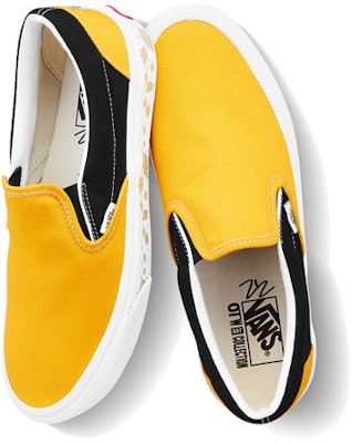 Vans Slip-On Black Yellow Unisex 'Black Yellow' VN0A4BV3068 Shop Vans Slip-On Black Yellow Unisex 'Black Yellow' VN0A4BV3068