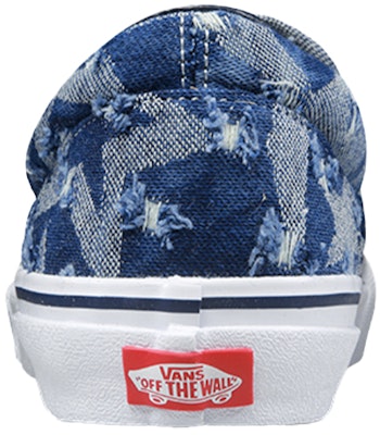 Vans Slip-On 'Dark Blue White' VN0A3CYQOC1 Shop Vans Slip-On 'Dark Blue White' VN0A3CYQOC1