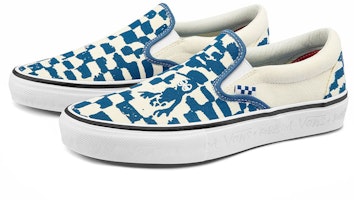 Vans Classic Slip-On 'Checkerboard Biru' VN0A4BWDAPG Order Vans Classic Slip-On 'Checkerboard Biru' VN0A4BWDAPG