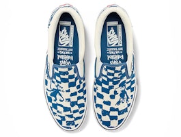 Vans Classic Slip-On 'Checkerboard Biru' VN0A4BWDAPG Lookbook Vans Classic Slip-On 'Checkerboard Biru' VN0A4BWDAPG