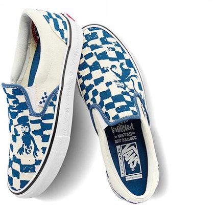 Vans Classic Slip-On 'Blue Checkerboard' VN0A4BWDAPG Shop Vans Classic Slip-On 'Blue Checkerboard' VN0A4BWDAPG