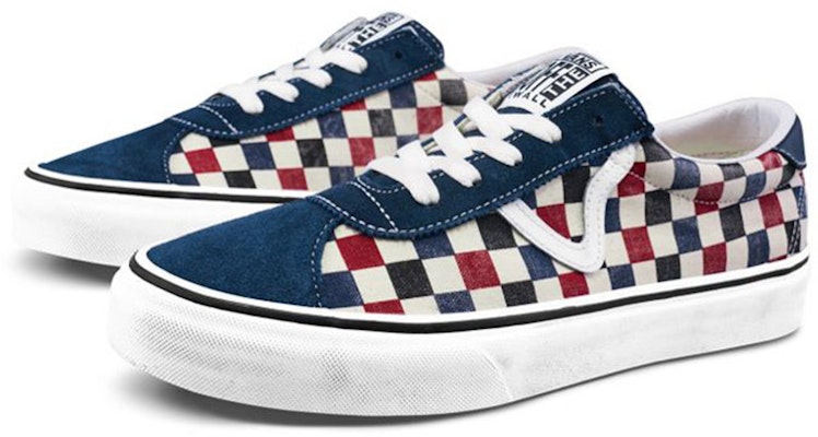 Vans Sport Blue Red Grid Unisex 'Blue Red' VN0A4BU6WO2 Order Vans Sport Blue Red Grid Unisex 'Blue Red' VN0A4BU6WO2