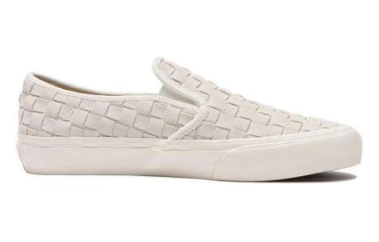 Vans Leather Weave Slip-On VR3 SF 'Marshmallow' 圖 2