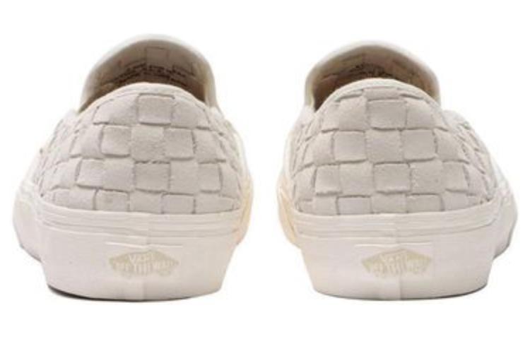 Vans Leather Weave Slip-On VR3 SF 'Marshmallow' 圖 5