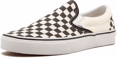 Vans滑入式經典棋盤格輕便防滑 低筒滑板鞋 男女通用 黑白 Order Vans滑入式經典棋盤格輕便防滑 低筒滑板鞋 男女通用 黑白