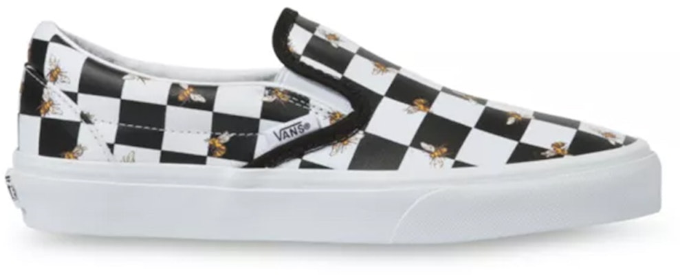 Vans Classic Slip-On Bee Check 'Black White' VN0A33TB9EH Order Vans Classic Slip-On Bee Check 'Black White' VN0A33TB9EH
