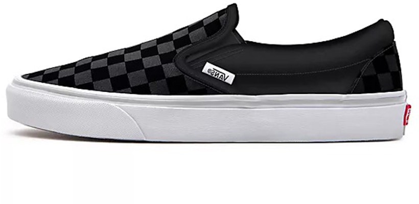 Vans 客製化滑入式黑灰色盒子棋低筒鞋 Buy Vans 客製化滑入式黑灰色盒子棋低筒鞋