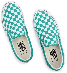 Vans 经典套穿帆布鞋 '绿白' VN0A5JMHB00 Shop Vans 经典套穿帆布鞋 '绿白' VN0A5JMHB00