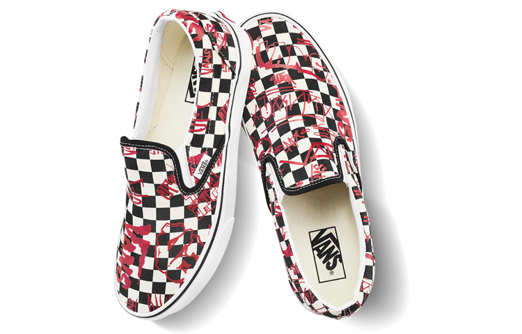 Vans Classic Slip-On 'Black White Red' 圖 5