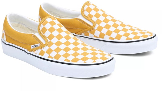 반스 클래식 슬립온 컬러 띠어리 "옐로우 화이트" VN0A5JMHF3X Lookbook 반스 클래식 슬립온 컬러 띠어리 "옐로우 화이트" VN0A5JMHF3X