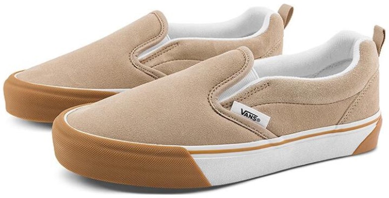 Vans Knu Slip 舒適百搭 防滑輕便 低筒 帆布鞋 男女同款 棕色 Order Vans Knu Slip 舒適百搭 防滑輕便 低筒 帆布鞋 男女同款 棕色
