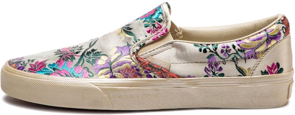 Vans Classic Slip-On (Festival Satin) Perak/Putih VN0A38F7ULO1 Buy Vans Classic Slip-On (Festival Satin) Perak/Putih VN0A38F7ULO1