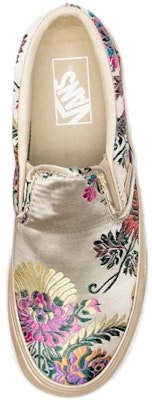 Vans Classic Slip-On (Festival Satin) Plateado/Blanco VN0A38F7ULO1 Shop Vans Classic Slip-On (Festival Satin) Plateado/Blanco VN0A38F7ULO1