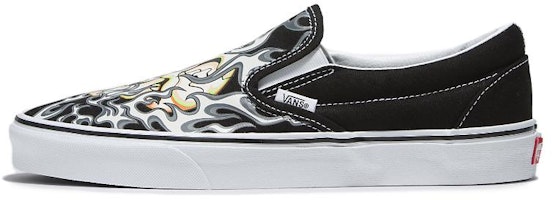 Vans Classic Slip-On 'Flame Skull' VN0009Q7BMX Vans Classic Slip-On 'Flame Skull' VN0009Q7BMX