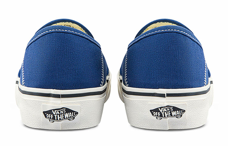 Purchase Vans蓝白滑板鞋男女款印花一脚蹬经典休闲鞋 VN0A5HYQAXV