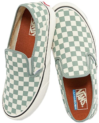Vans Slip-On Low Tops Kasual Skateboarding Unisex Hijau Putih VN0A5HYQB8O Lookbook Vans Slip-On Low Tops Kasual Skateboarding Unisex Hijau Putih VN0A5HYQB8O