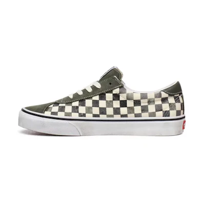 Vans Washed Sport Grey Checkboard 'Gray White'