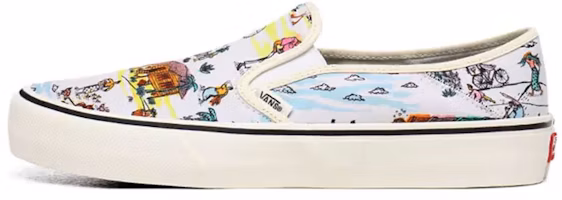 Vans Kide Slip-On Surf White Unisex VN0A3MVDWOK Vans Kide Slip-On Surf White Unisex VN0A3MVDWOK