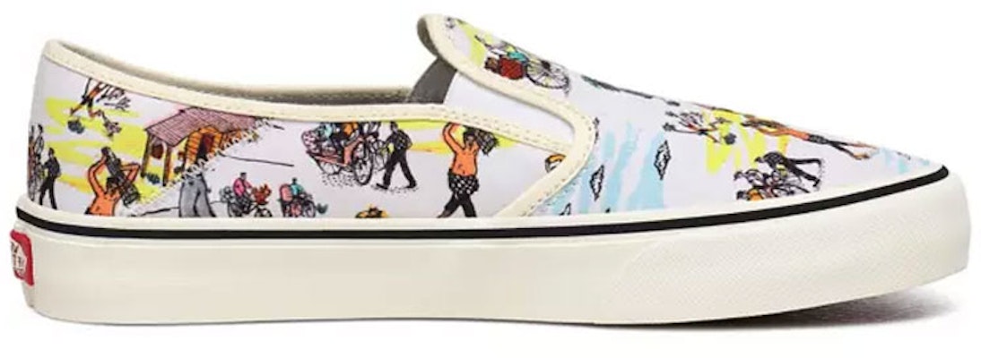 Vans Kide Slip-On Surf White Unisex VN0A3MVDWOK Order Vans Kide Slip-On Surf White Unisex VN0A3MVDWOK