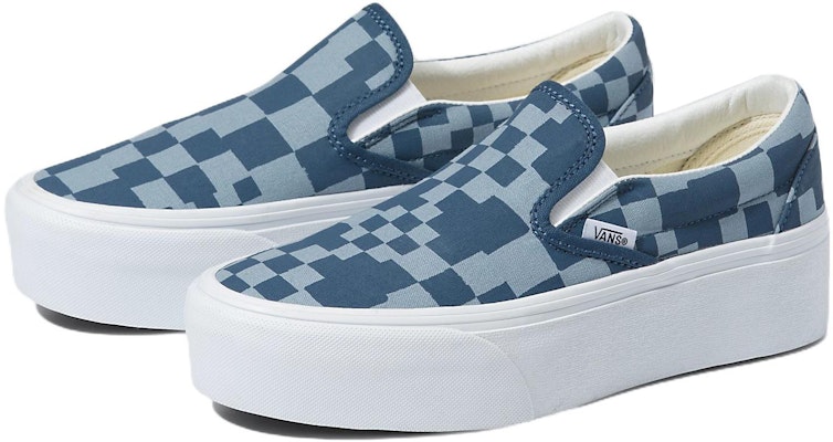 Vans无带多色棋盘格蓝白配色 VN0A7Q5RBLU Lookbook Vans无带多色棋盘格蓝白配色 VN0A7Q5RBLU