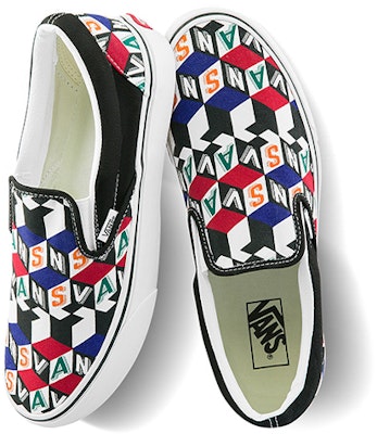 반스 슬립온 멀티컬러 슈즈 VN0A33TB42X Shop 반스 슬립온 멀티컬러 슈즈 VN0A33TB42X