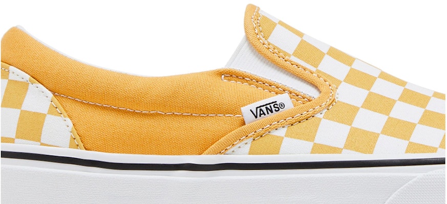 Vans Classic Slip On 'Ochre Checkerboard' Catur Oker VN0A38F7QCP Order Vans Classic Slip On 'Ochre Checkerboard' Catur Oker VN0A38F7QCP