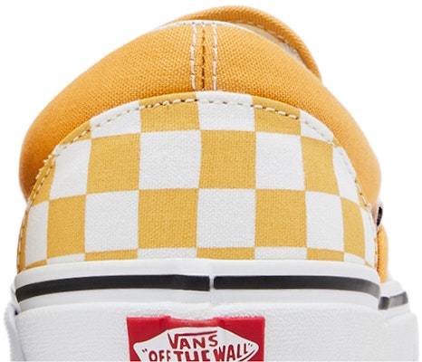 Vans Classic Slip On 'Ochre Checkerboard' Catur Oker VN0A38F7QCP Sizing Vans Classic Slip On 'Ochre Checkerboard' Catur Oker VN0A38F7QCP