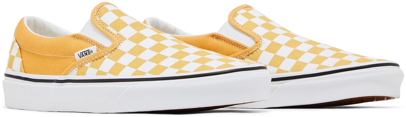 Vans Classic Slip On 'Ochre Checkerboard' Catur Oker VN0A38F7QCP Cheap Vans Classic Slip On 'Ochre Checkerboard' Catur Oker VN0A38F7QCP