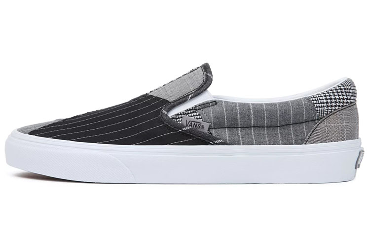 Buy 반스 클래식 슬립온 패치워크 그레이/블랙 (or 반스 슬립온 패치워크 회/검) VN0A7Q4NHMU