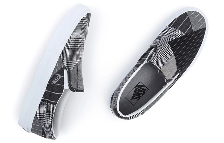 Vans Classic Slip-On Patchwork 'Gray Black' 圖 4