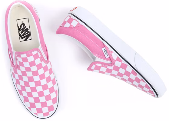 Vans Classic Slip-On 'Pink and White Checkered' VN0A5JMHYOL Shop Vans Classic Slip-On 'Pink and White Checkered' VN0A5JMHYOL