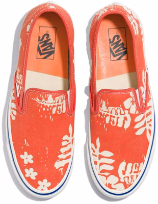 Vans Slip-On 48 Deck DX 'OG Floral Orange' Bunga Oren VN0005UPORA1 Lookbook Vans Slip-On 48 Deck DX 'OG Floral Orange' Bunga Oren VN0005UPORA1