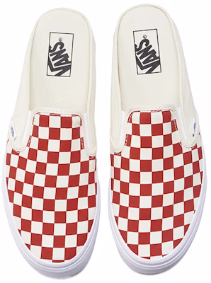 Vans Classic Slip-On Mule Checkerboard 'Merah/ Putih' VN0004KTTLF1 Shop Vans Classic Slip-On Mule Checkerboard 'Merah/ Putih' VN0004KTTLF1