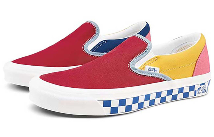Order Vans Classic Slip-On 98 'Rojo Amarillo Azul' VN0A3JEX1JK