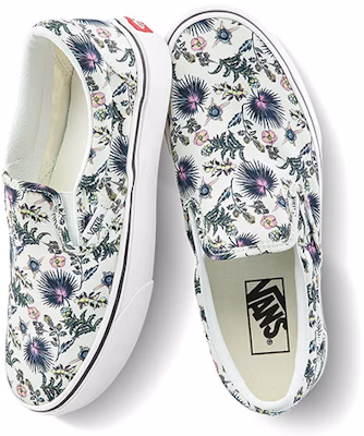 Vans 經典款 低筒 休閒鞋 男女同款 白彩色 Shop Vans 經典款 低筒 休閒鞋 男女同款 白彩色